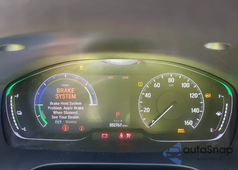 2019 Honda Insight Ex z USA, uszkodzony, nr VIN 19XZE4F56KE030259